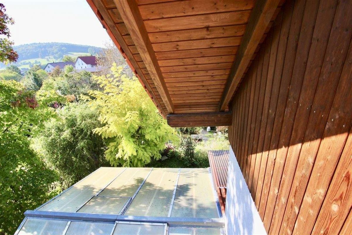 Blick vom Balkon DG - Kuhn Immobilien Bad Kissingen